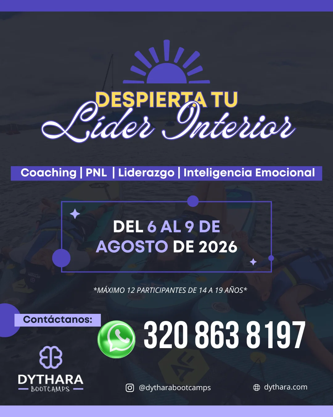 Campamento de coaching intensivo para adolecentes en Dythara Bootcamps. Campamento de coaching intensivo para adolecentes en Dythara Bootcamps.